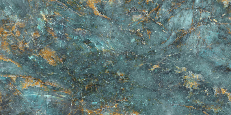 Floor tile VN Lemurian Blue 60x120 cm high gloss