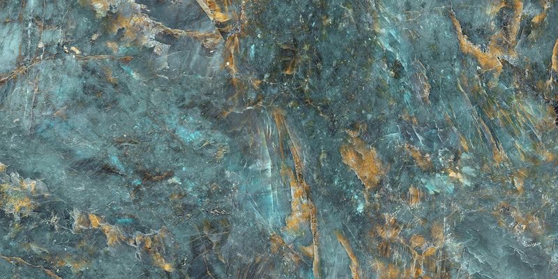 Floor tile VN Lemurian Blue 60x120 cm high gloss