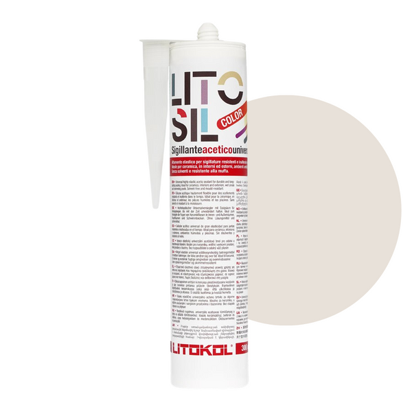 Litokol Litosil silicone sealant 300ml Silver 0