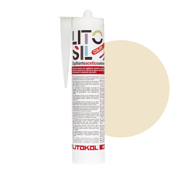 Litokol Litosil mastic silicone 300ml Ivoire 1