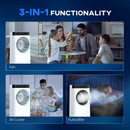 Refroidisseur d'air 3 en 1 Arctic Breeze R117 - Refroidisseur d'air 3 en 1 sans pales 75 W 230 V