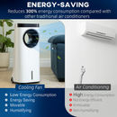 Refroidisseur d'air 3 en 1 Arctic Breeze R117 - Refroidisseur d'air 3 en 1 sans pales 75 W 230 V