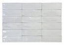 Carrelage mural Calpe Blanc 5x15 cm brillant