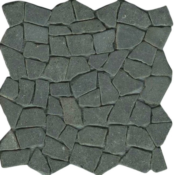 Mosaic BeachStone lava black 29.4 x 29.4 cm