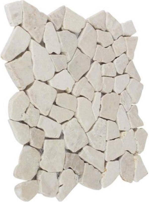 Mosaïque BeachStone crème 29,4 x 29,4 cm