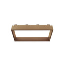 Opbouwnis voor douchewand, 4 Handdoekhaken, aluminium, 60 × 30 × 8 cm – Geborsteld koper