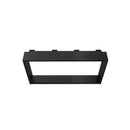 Opbouwnis voor douchewand, 4 Handdoekhaken, aluminium, 60 × 30 × 8 cm – Gunmetal