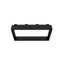 Opbouwnis voor douchewand, 4 Handdoekhaken, aluminium, 60 × 30 × 8 cm – Mat zwart
