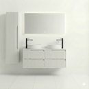 bm Soho 120 white 2x 2-drawer+worktop+2xwashbasin matt-white