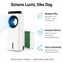 Coolboy R117 3-in-1 Aircooler met Koelelementen | Bladloze Luchtkoeler 75W met Afstandsbediening