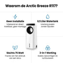 Coolboy R117 3-in-1 Aircooler met Koelelementen | Bladloze Luchtkoeler 75W met Afstandsbediening