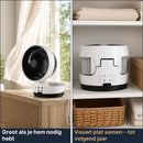 Ventilateur de table Coolboy Trend 25 cm - Ventilateur avec télécommande | 3 vitesses, minuterie 7 heures et oscillation à 180 degrés