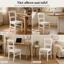 Dining room chair Ardeche White 88 x 43 x 49 cm