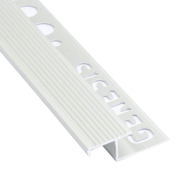 Profilé pour carrelage Quadrant Argent Mat Aluminium 12 mm 270 cm NLT128.81 de Genesis