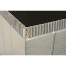 Tile profile Straight Matt Silver Aluminum 12 mm 270 cm ESA127.81