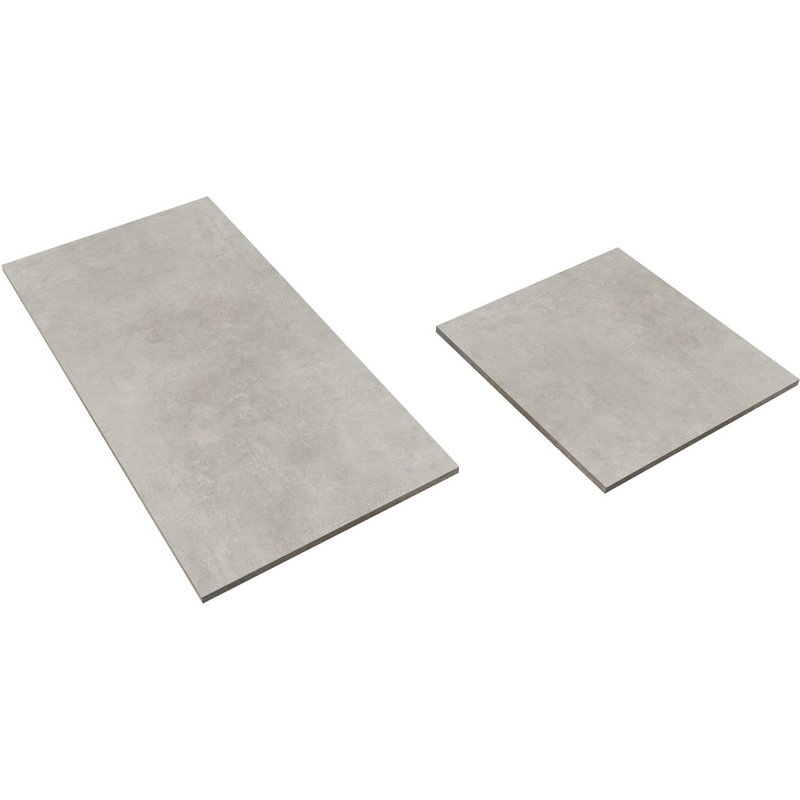 Carrelage de jardin Ark argent 60x120x2 cm