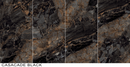 Floor tile Cascade Black 80x160 cm
