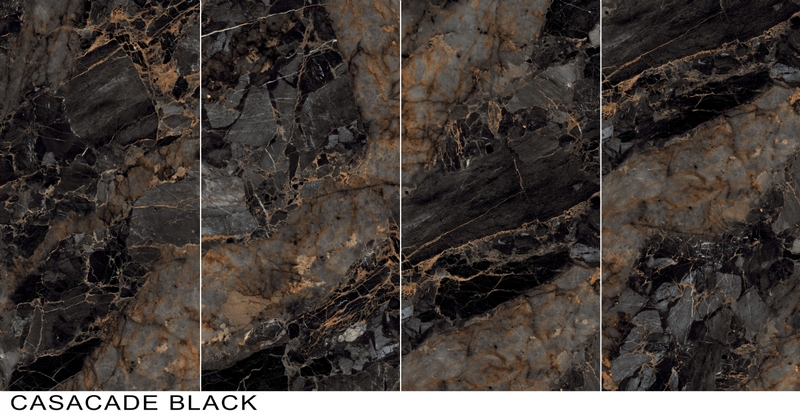 Floor tile Cascade black 80x160