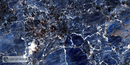 Vloertegel Galaxy Blue 60x120 cm Rechthoek - Porselein Hoogglans Gerectificeerd - Marmerlook Diep Blauw
