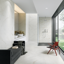 Carrelage de sol Original Thassus 59x118 cm Rectangle - Porcelaine Mate Rectifiée - Aspect Marbre Blanc