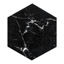 Floor tile Stream Black Hexa 20x20 cm