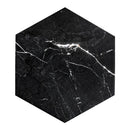 Floor tile Stream Black Hexa 20x20 cm