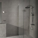 Carrelage de sol Aran gris foncé 60 x 60 cm carré – Grès cérame rectifié mat R9 – Aspect marbre