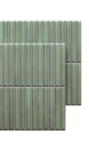 Wandtegel Deco Lingot Mint 32x62,5 cm Rechthoek – Porselein Zijdeglans – Zachte Mintgroene Tint