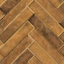 Carrelage mural rectangulaire Monpelli Ochra Mix 6,5 x 29,8 cm – Céramique brillante rectifiée – Tons ocre terreux