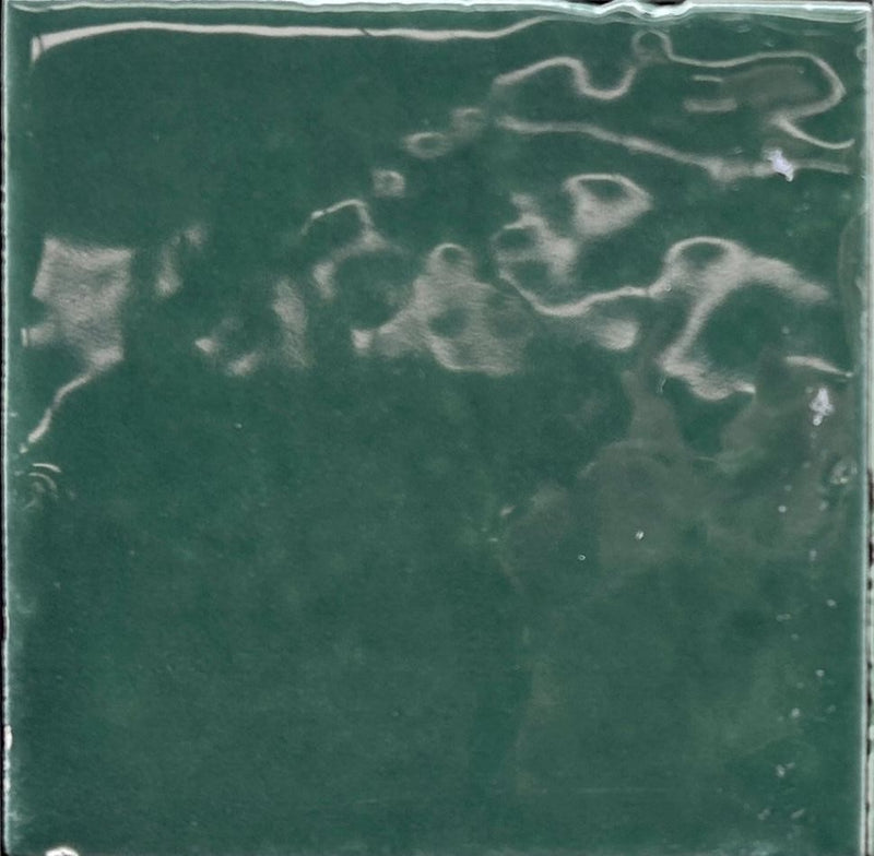 Wall tile Zellige Green 12x12cm by Mayolica