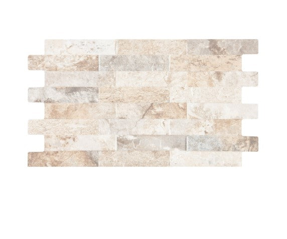 Wandtegel Farilya Interlock Creme 25x45 cm mat
