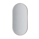 Miroir LED Ovale Aloni Avalo 50x100 cm Bronze Marron