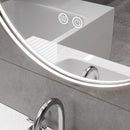 Miroir LED Ovale Aloni Avalo 50x100 cm Bronze Marron