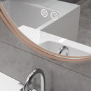 Miroir LED Ovale Aloni Avalo 50x100 cm Bronze Marron