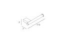 Toilet Roll Holder Tomo Copper