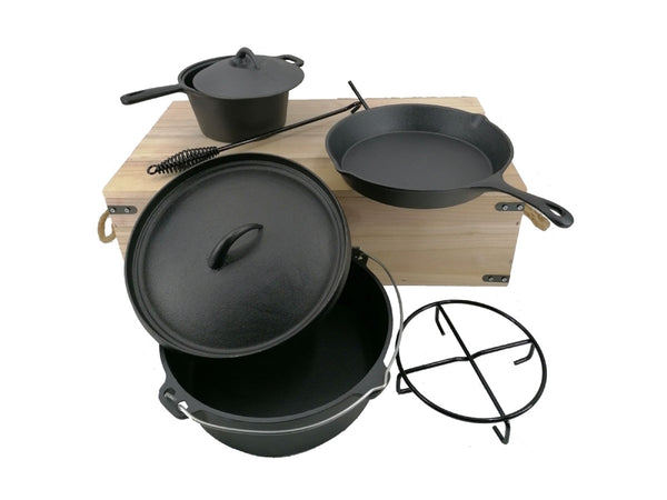 Landmann Dutch oven Set Gietijzer 6-delig - Pannen en