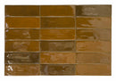 Carrelage mural Calpe Terra 5x15 cm brillant