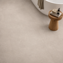 Concrete Moka 100 x 100 cm vloertegel close-up detail betonlook satijn afwerking