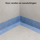 Riko Universele afdichtingsset voor douchegoot/inbouwbox inbouwnis