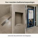 Riko Universele afdichtingsset voor douchegoot/inbouwbox inbouwnis