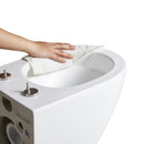 Rimless hangtoilet Genova met soft close toiletzitting -