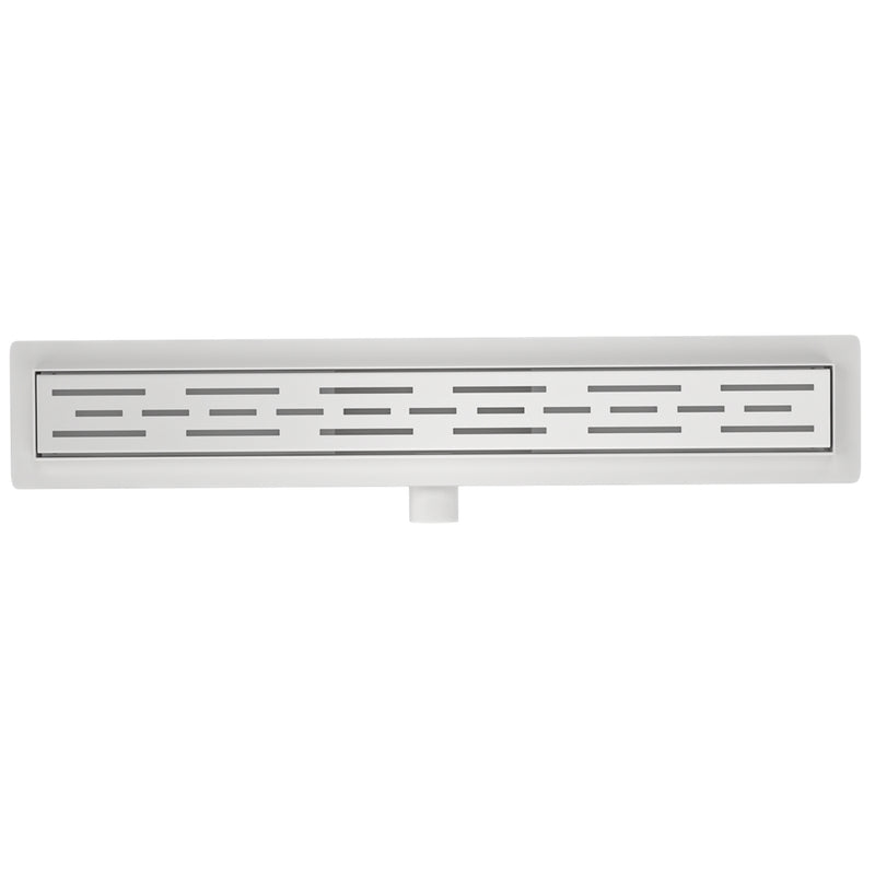 Shower drain Classic 90 matt white 1.2mm base/2mm by L'Aqua