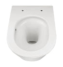Vesta Tornado flush wandcloset rimless met nano coating met Flatline toiletzitting softclose en quick release glans wit