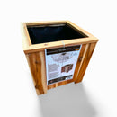 Vierkante plantenbak L Lignum Acacia FSC 50 x 50 cm Naturel