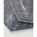 Floor tile Stream Black Hexa 20x20 cm