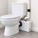 Xellanz Voldac wc-vermaler geplaatst achter een staand toilet