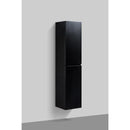 Badmeubel Locomo antraciet hoge kast - Badkamerkasten