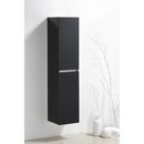 Badmeubel Locomo antraciet hoge kast - Badkamerkasten