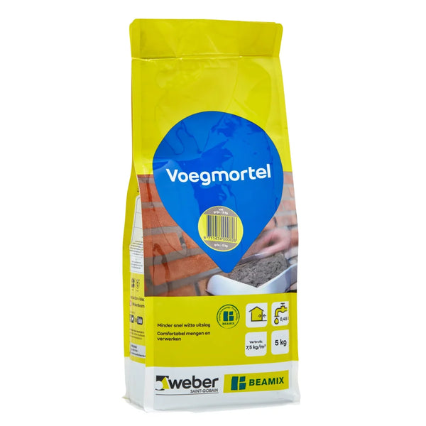 Beamix Voegmortel Antraciet 5 KG - Mortel