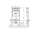 Complete WC set Piazza wit met Geberit UP320